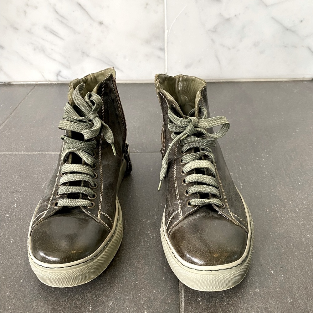 Beaheart genuine leather high tops